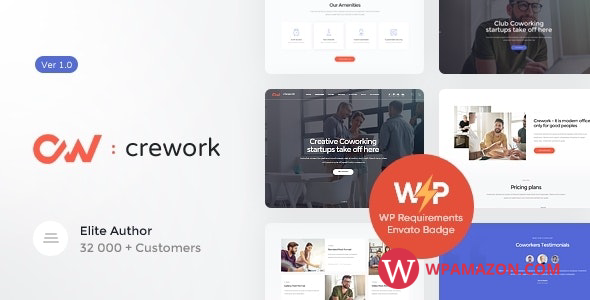 Crework v1.1.9 – Coworking and Creative Space Theme