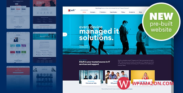 Nanosoft v1.2.2 – WP Theme for IT Solutions and Services Company