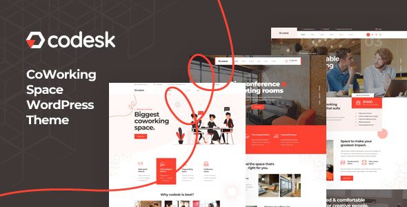 Codesk v1.0.9 – Creative Office Space WordPress Theme