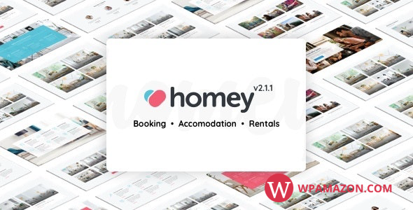 Homey v2.1.1 – Booking and Rentals WordPress Theme