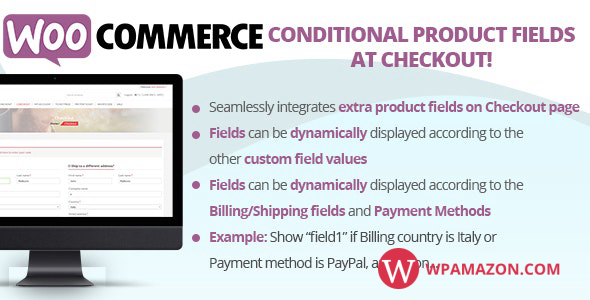 Conditional Product Fields at Checkout v5.7