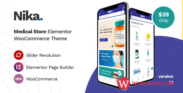 Nika v1.1.8 – Medical Elementor WooCommerce Theme