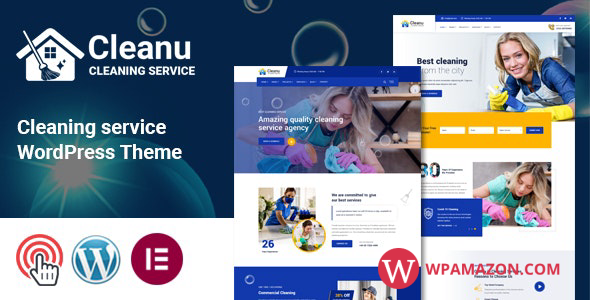 Cleanu v1.0.3 – Cleaning Services WordPress Theme