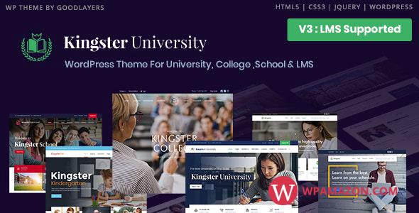Kingster v3.1.3 – Education WordPress For University, College and School