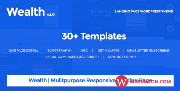Wealth v1.3.0 – Multi-Purpose Landing Page Theme