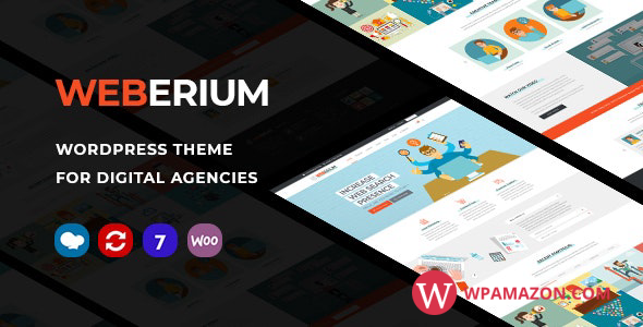 Weberium v1.21 – Theme Tailored for Digital Agencies