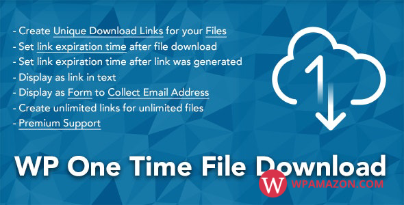 WP One Time File Download v2.6.4