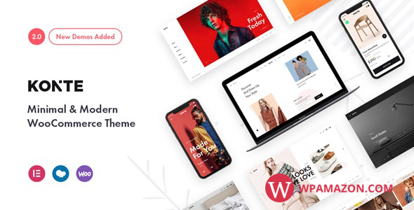 Konte v2.1.8 – Minimal & Modern WooCommerce Theme