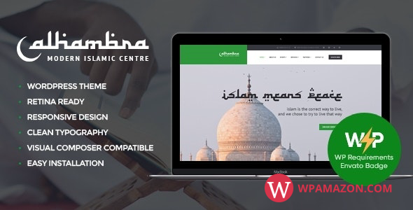 Alhambra v1.1.6 – Islamic Centre WordPress Theme + RTL