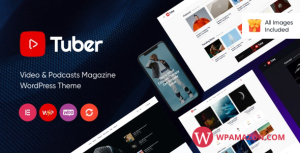Tuber v1.0 - Video Blog & Podcast WordPress Theme