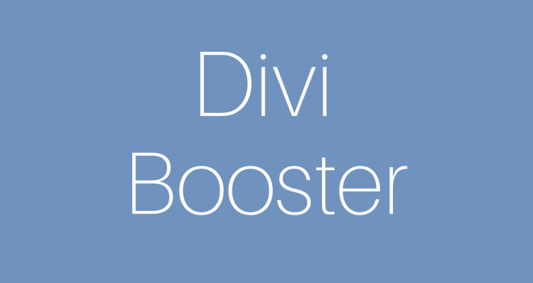 Divi Booster v3.9.4