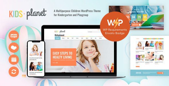Kids Planet v2.2.8 – A Multipurpose Children WordPress Theme