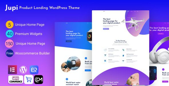 Jupi v1.6.2 – Product Landing WordPress Theme