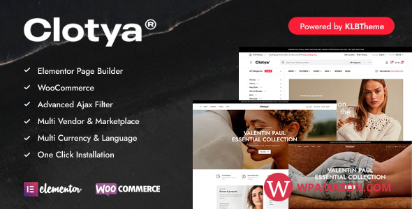 Clotya v1.0.2 – Fashion Store eCommerce Theme