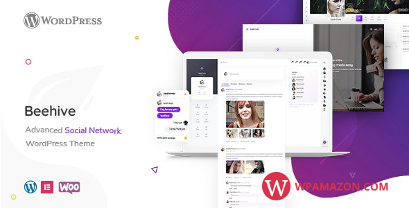 Beehive v1.4.5 – Social Network WordPress Theme