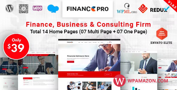 Finance Pro v1.8.7 – Business & Consulting WordPress Theme