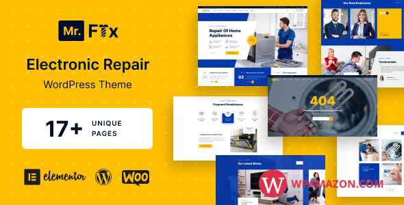 MrFix v1.3 – Appliances Repair Services WordPress Theme
