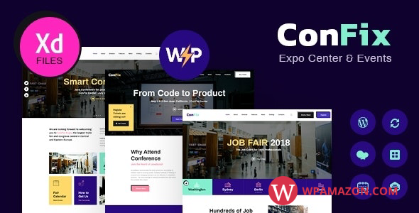 ConFix v1.0.4 – Expo & Events WordPress Theme