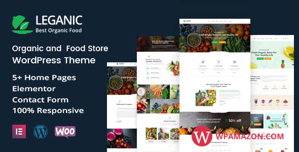 Leganic v1.7 – Organic and Food Store WordPress Theme