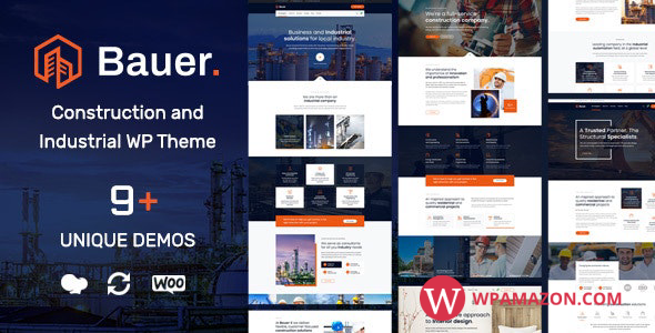 Bauer v1.18 – Construction and Industrial WordPress Theme