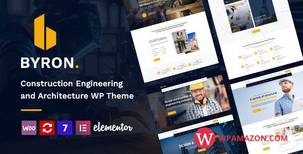 Byron v1.11 – Construction and Engineering WordPress Theme