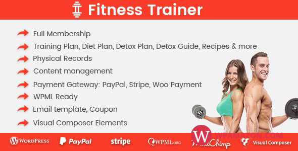 Fitness Trainer v1.6.5 – Training Membership Plugin