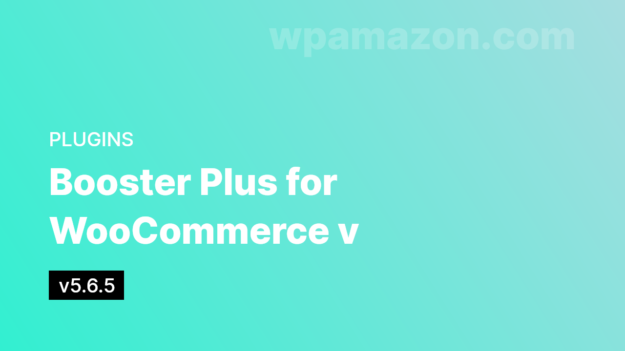 Booster Plus for WooCommerce v5.6.5