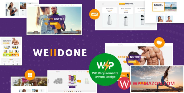 Welldone v1.9.12 – Sports & Fitness Nutrition and Supplements Store WordPress Theme