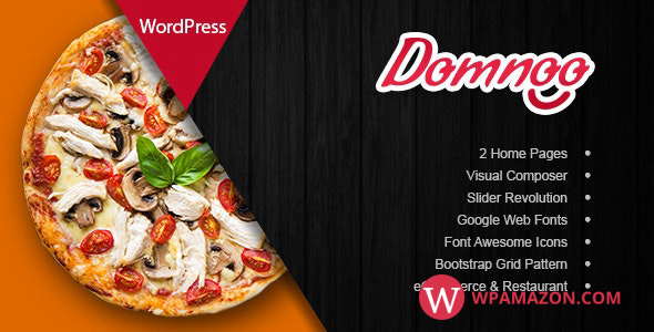 Domnoo v1.29 – Pizza & Restaurant WordPress Theme