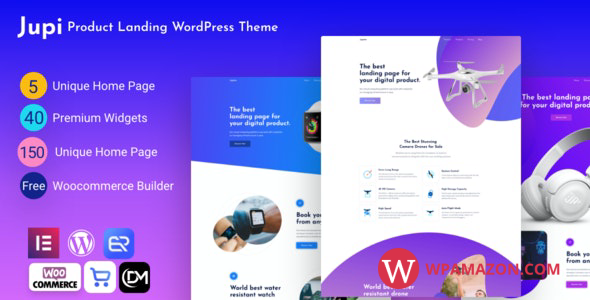 Jupi v1.6.3 – Product Landing WordPress Theme