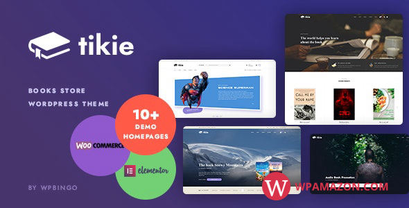 Tikie v1.0.4 – Book Store WooCommerce WordPress Theme