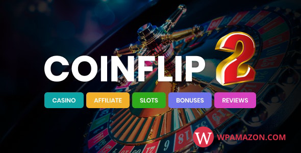 Coinflip v2.2 – Casino Affiliate & Gambling WordPress Theme