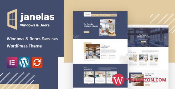 Janelas v1.0.1 – Windows & Doors Services WordPress Theme