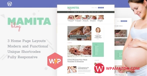 Mamita v1.0.7 – Pregnancy & Maternity Blog WordPress Theme