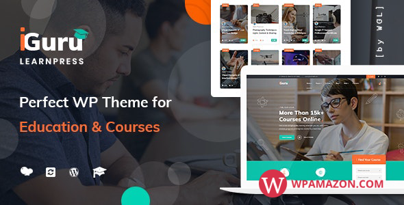 iGuru v1.3.4 – Education & Courses WordPress Theme