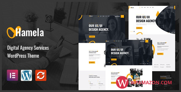 Hamela v1.1.4 – Digital Agency Services WordPress Theme