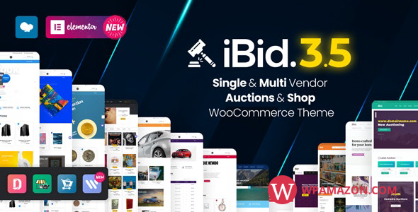 iBid v3.5.4 – Multi Vendor Auctions WooCommerce Theme