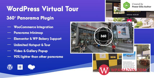 WordPress Virtual Tour 360 Panorama Plugin v1.2.0