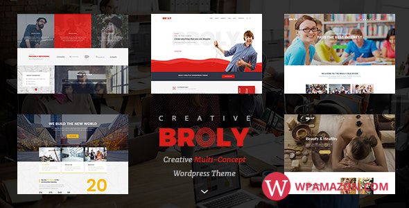 Broly v1.1.3 – Creative Multi-Concept WordPress Theme