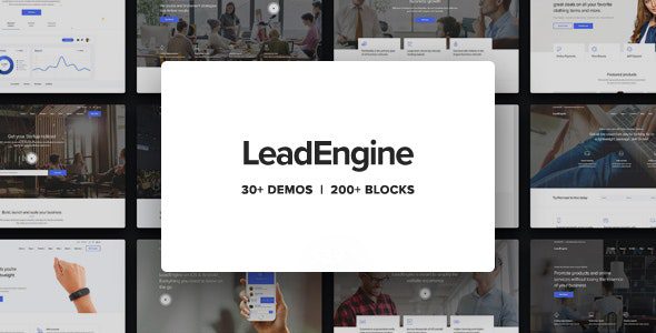 LeadEngine v3.9 – Multi-Purpose Theme with Page Builder