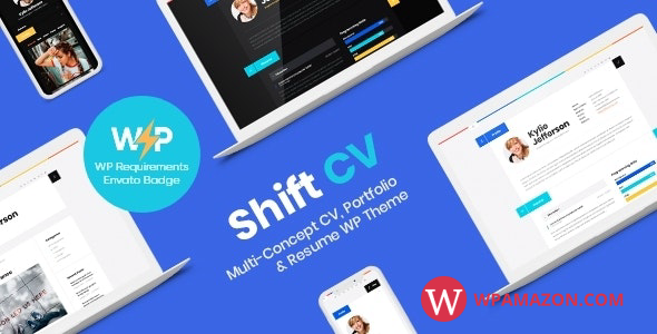 ShiftCV v3.0.6 – Blog  Resume  Portfolio  WordPress
