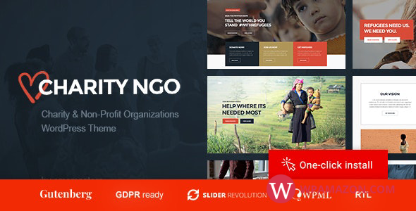 Charity NGO v1.1.5 – Donation & Nonprofit Organization WordPress Theme