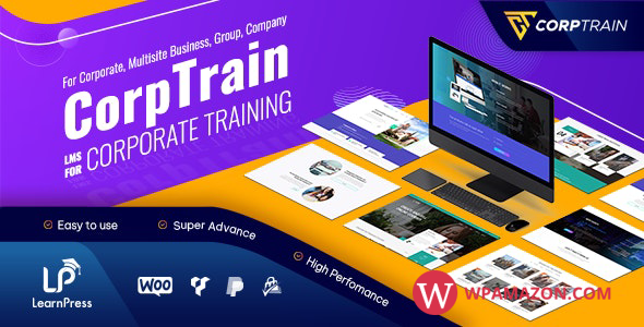 CorpTrain v3.3.5 – Corporate Training WordPress Theme