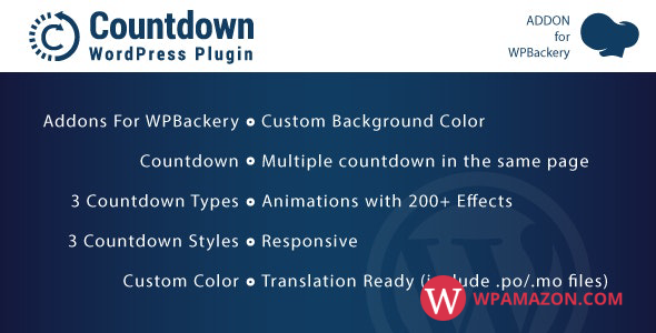 Countdown v1.0 – Addons for WPBakery Page Builder WordPres Plugin
