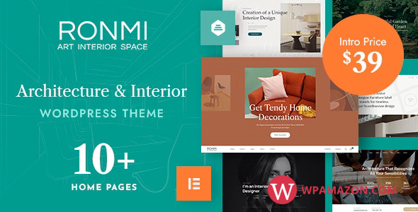 Ronmi v1.1 – Architecture and Interior Design WordPress Theme