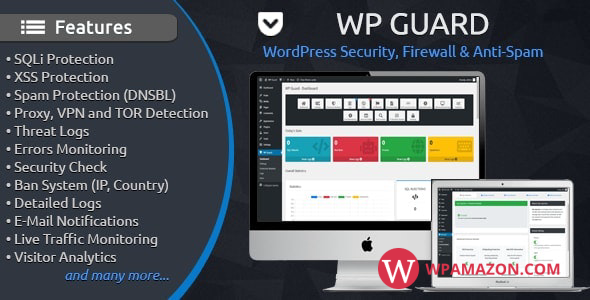 WP Guard v2.3 – Security, Firewall & Anti-Spam plugin for WordPress