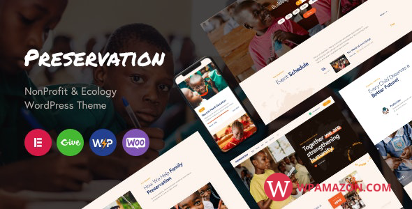 Preservation v1.0 – NonProfit & Ecology WordPress Theme
