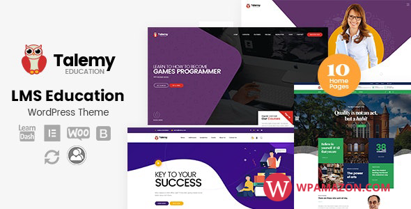 Talemy v1.2.14 – LMS Education WordPress Theme