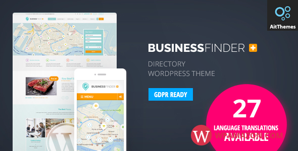 Business Finder v3.1.15 – Directory Listing WordPress Theme