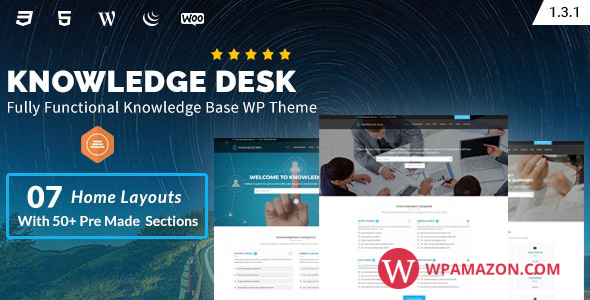 Knowledgedesk v1.3.1 – Knowledge Base WordPress Theme